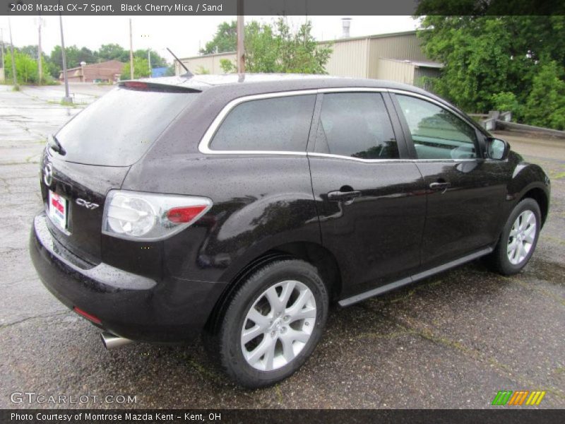 Black Cherry Mica / Sand 2008 Mazda CX-7 Sport