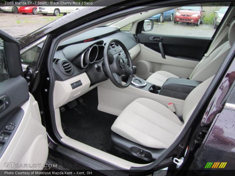 Black Cherry Mica / Sand 2008 Mazda CX-7 Sport