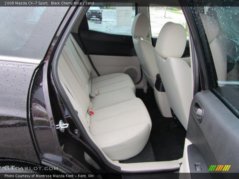 Black Cherry Mica / Sand 2008 Mazda CX-7 Sport