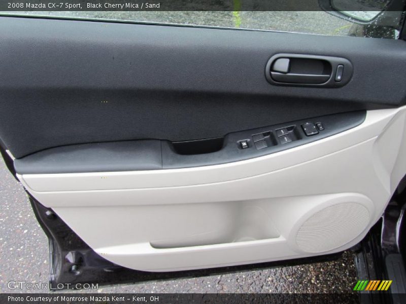 Black Cherry Mica / Sand 2008 Mazda CX-7 Sport