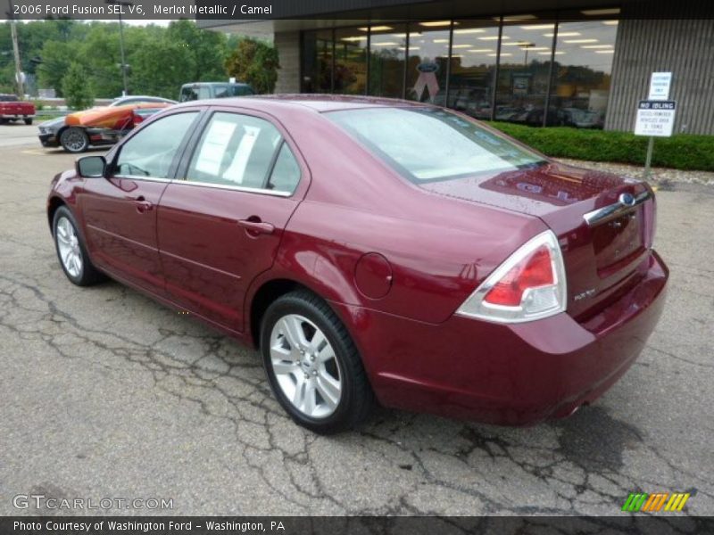 Merlot Metallic / Camel 2006 Ford Fusion SEL V6