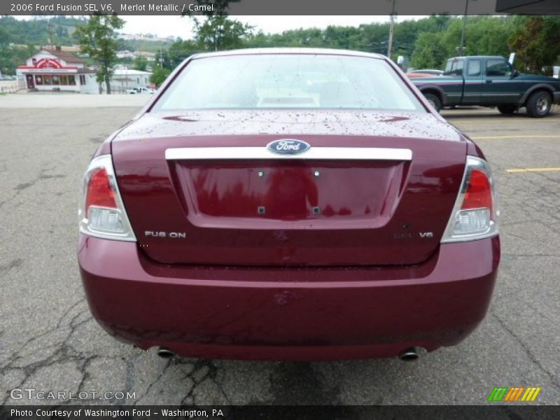 Merlot Metallic / Camel 2006 Ford Fusion SEL V6