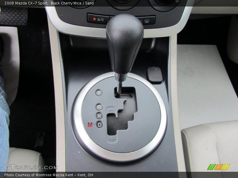Black Cherry Mica / Sand 2008 Mazda CX-7 Sport