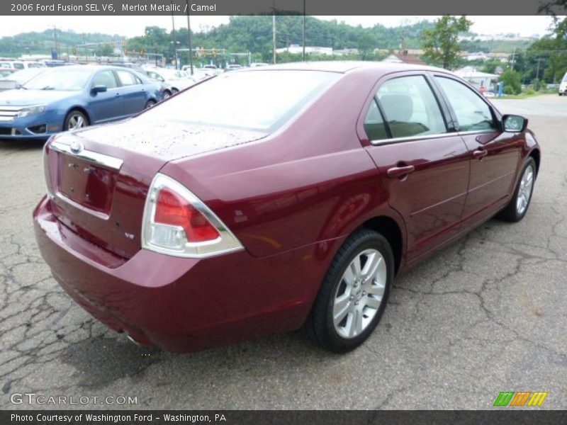 Merlot Metallic / Camel 2006 Ford Fusion SEL V6