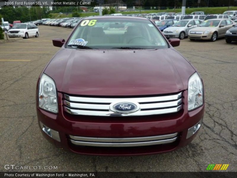 Merlot Metallic / Camel 2006 Ford Fusion SEL V6