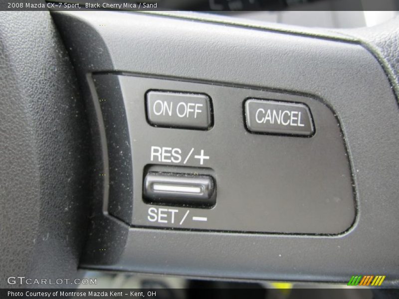Black Cherry Mica / Sand 2008 Mazda CX-7 Sport