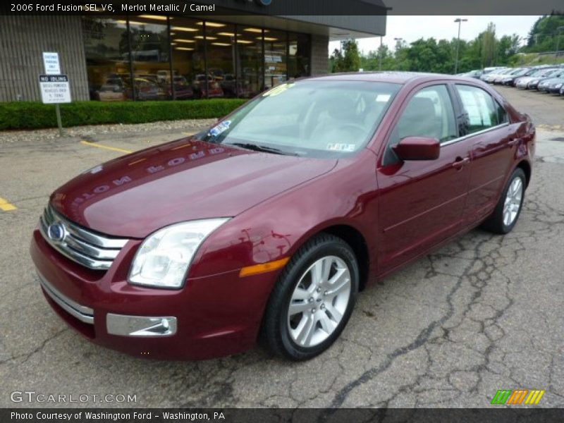 Merlot Metallic / Camel 2006 Ford Fusion SEL V6
