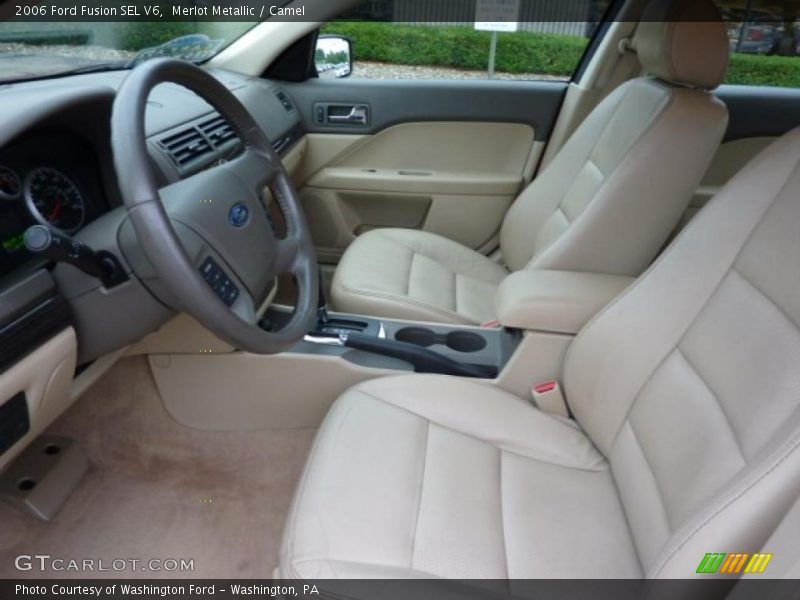 Merlot Metallic / Camel 2006 Ford Fusion SEL V6
