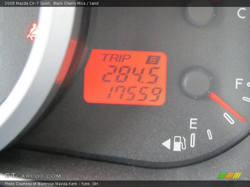 Black Cherry Mica / Sand 2008 Mazda CX-7 Sport