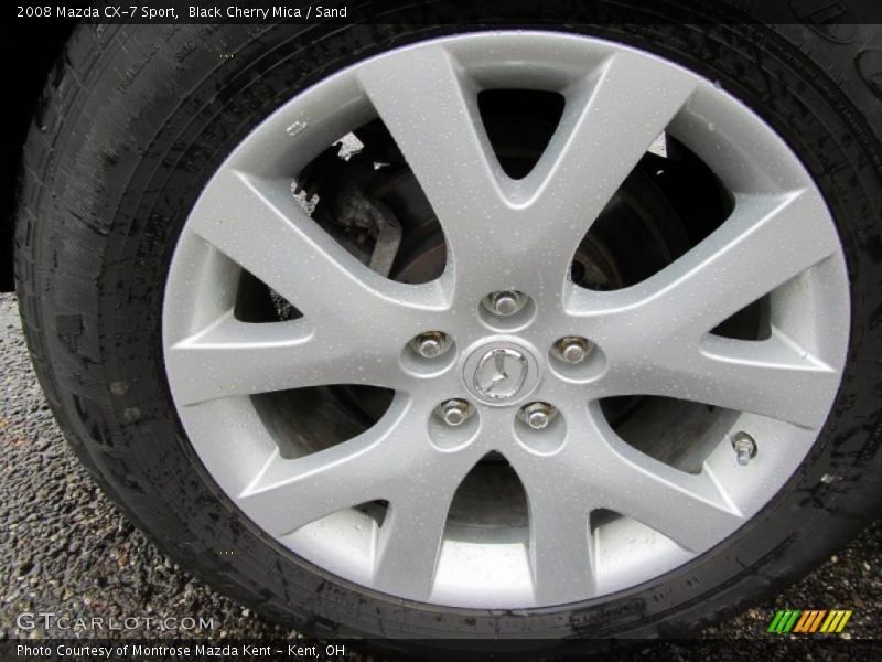 Black Cherry Mica / Sand 2008 Mazda CX-7 Sport