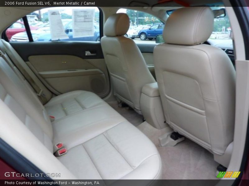 Merlot Metallic / Camel 2006 Ford Fusion SEL V6