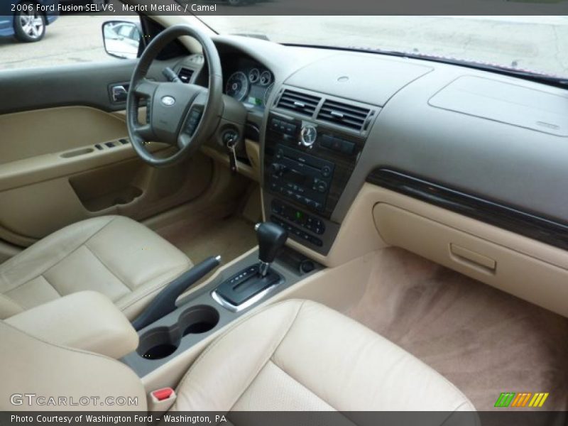 Merlot Metallic / Camel 2006 Ford Fusion SEL V6