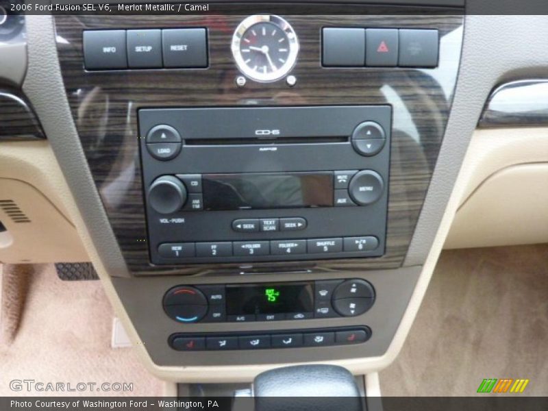 Merlot Metallic / Camel 2006 Ford Fusion SEL V6