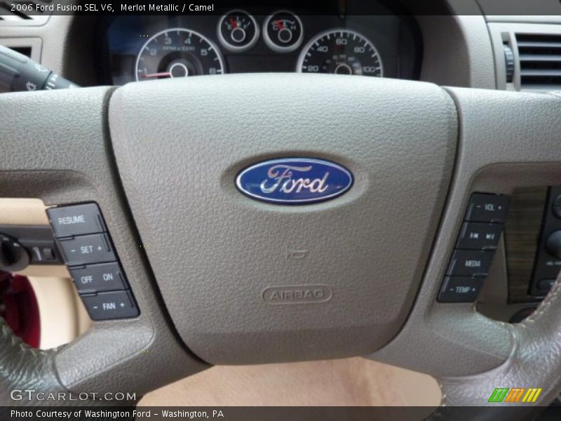 Merlot Metallic / Camel 2006 Ford Fusion SEL V6