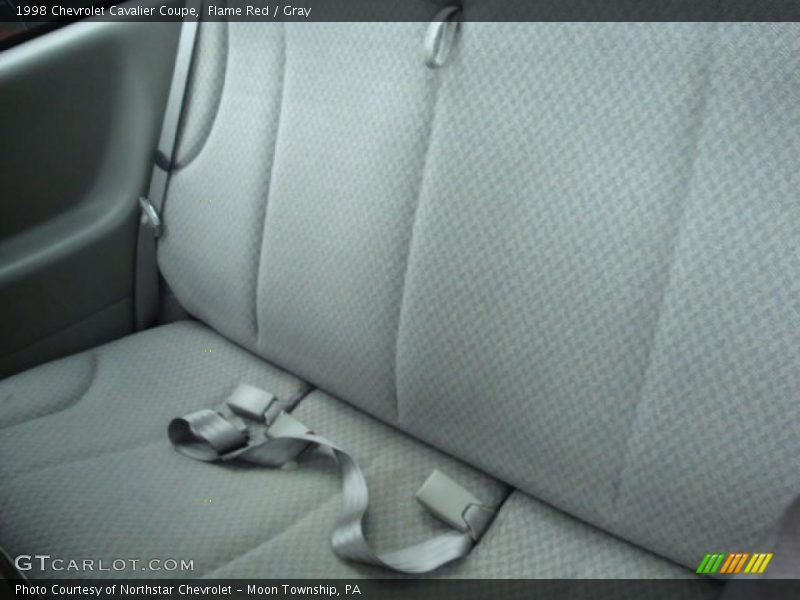 Flame Red / Gray 1998 Chevrolet Cavalier Coupe