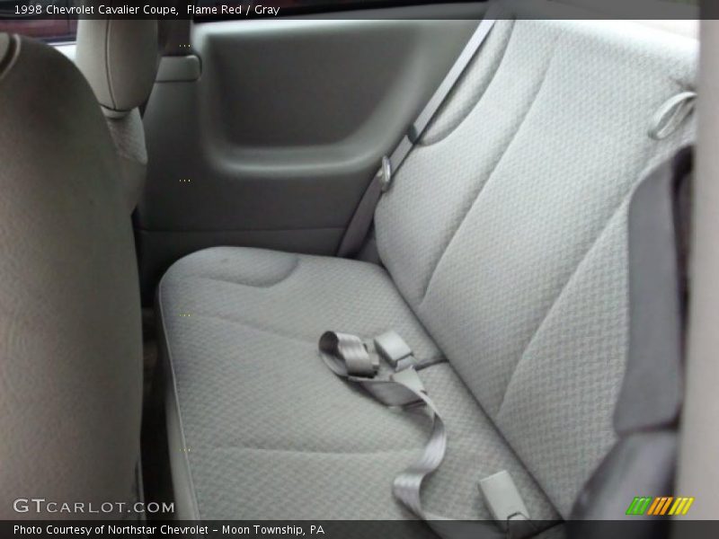 Flame Red / Gray 1998 Chevrolet Cavalier Coupe