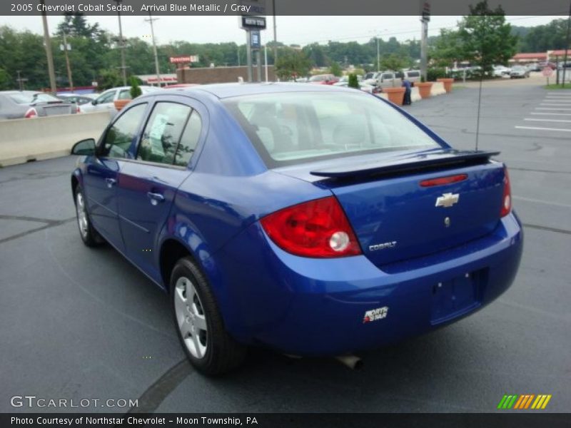 Arrival Blue Metallic / Gray 2005 Chevrolet Cobalt Sedan