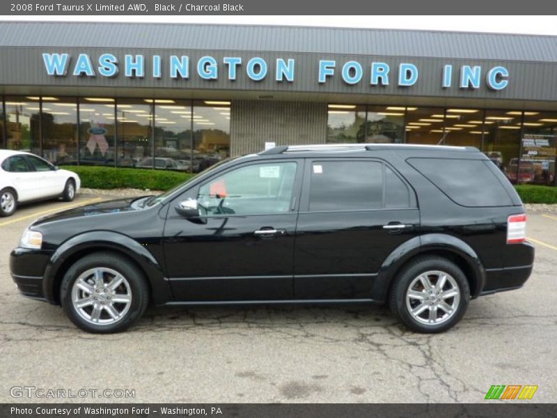 Black / Charcoal Black 2008 Ford Taurus X Limited AWD