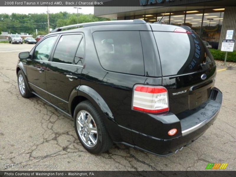 Black / Charcoal Black 2008 Ford Taurus X Limited AWD