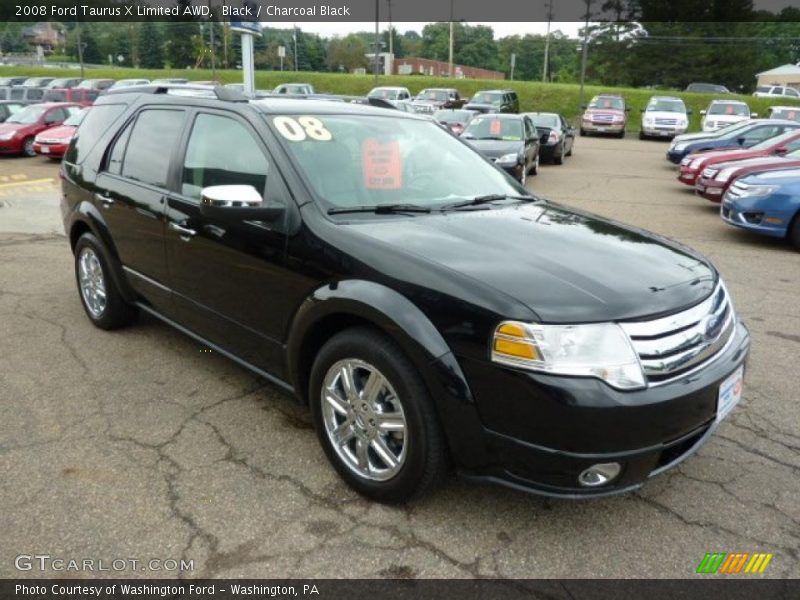 Black / Charcoal Black 2008 Ford Taurus X Limited AWD