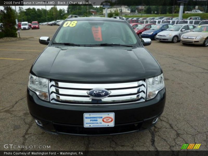 Black / Charcoal Black 2008 Ford Taurus X Limited AWD