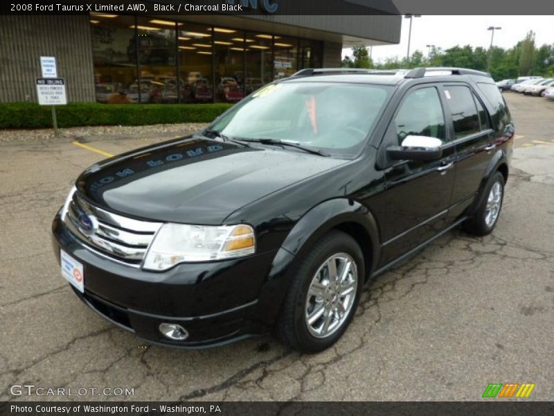 Black / Charcoal Black 2008 Ford Taurus X Limited AWD