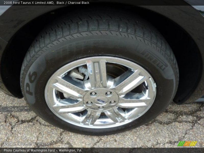 Black / Charcoal Black 2008 Ford Taurus X Limited AWD