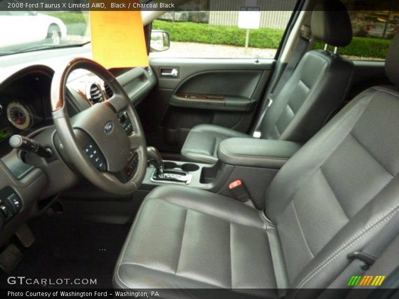 Black / Charcoal Black 2008 Ford Taurus X Limited AWD