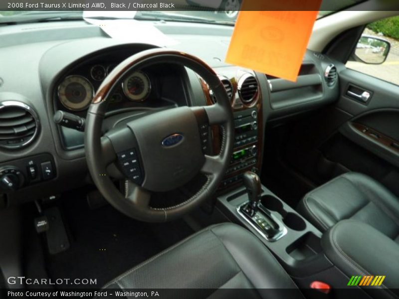 Black / Charcoal Black 2008 Ford Taurus X Limited AWD