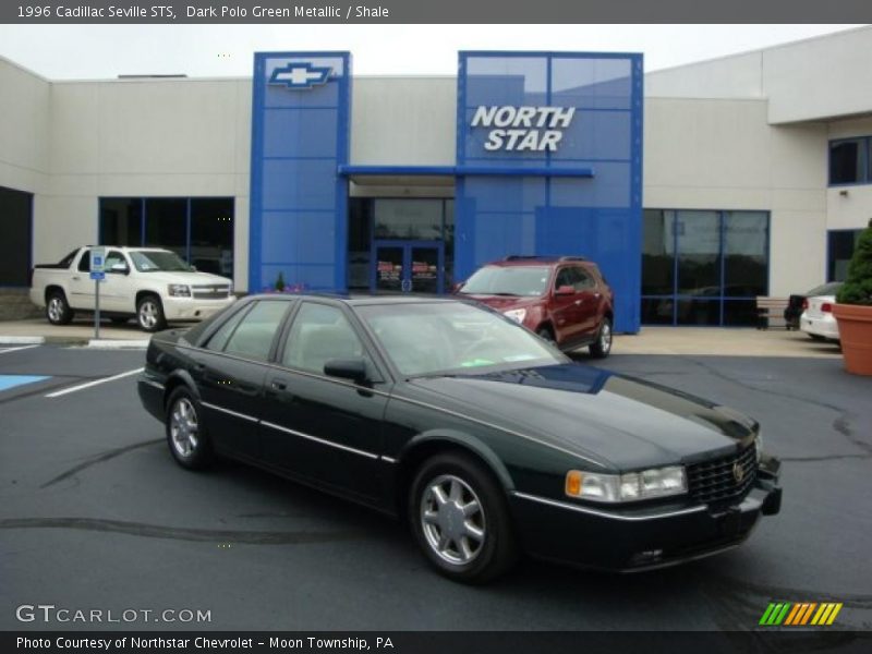Dark Polo Green Metallic / Shale 1996 Cadillac Seville STS