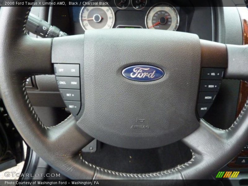 Black / Charcoal Black 2008 Ford Taurus X Limited AWD