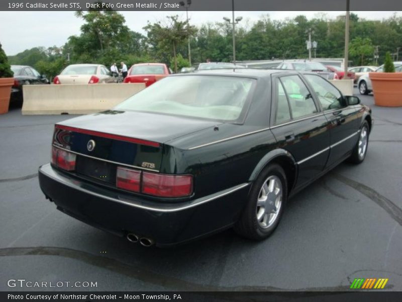 Dark Polo Green Metallic / Shale 1996 Cadillac Seville STS