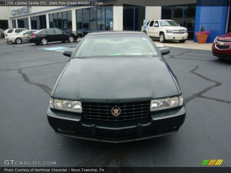 Dark Polo Green Metallic / Shale 1996 Cadillac Seville STS