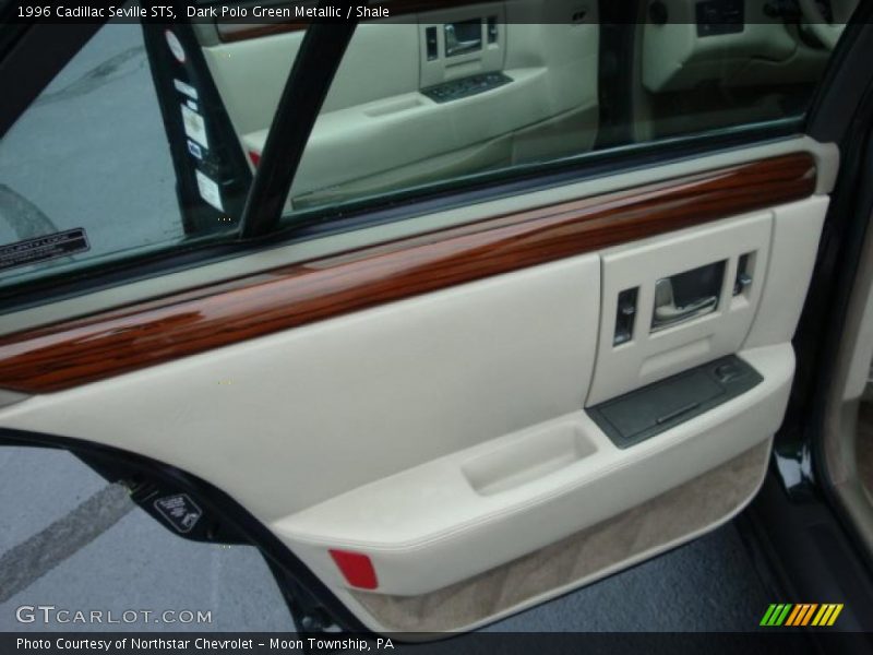 Dark Polo Green Metallic / Shale 1996 Cadillac Seville STS