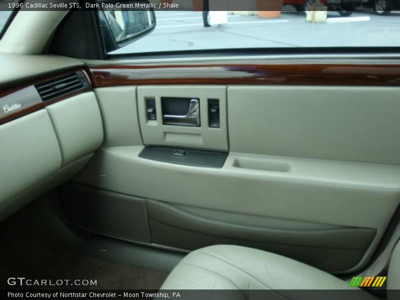 Dark Polo Green Metallic / Shale 1996 Cadillac Seville STS