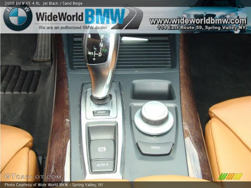 Jet Black / Sand Beige 2008 BMW X5 4.8i