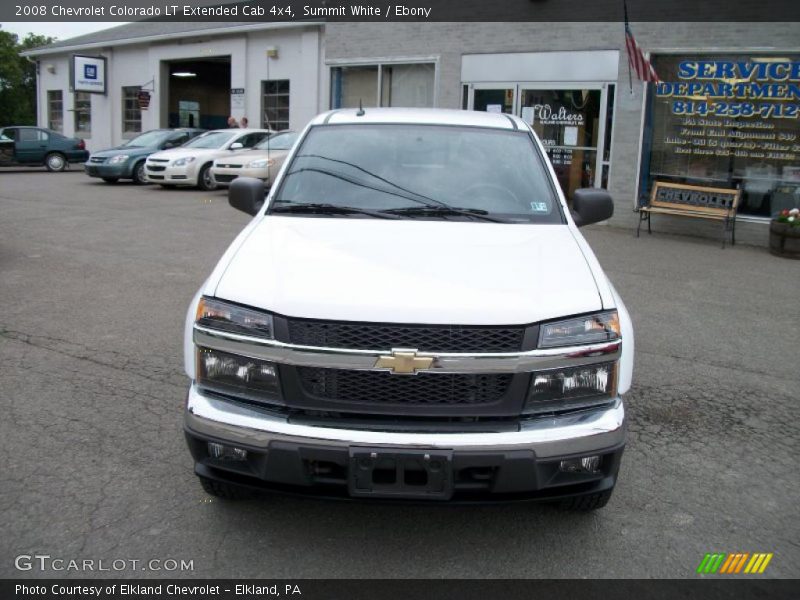 Summit White / Ebony 2008 Chevrolet Colorado LT Extended Cab 4x4