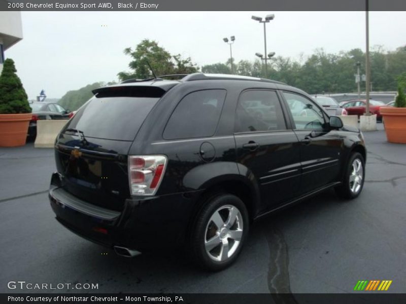 Black / Ebony 2008 Chevrolet Equinox Sport AWD