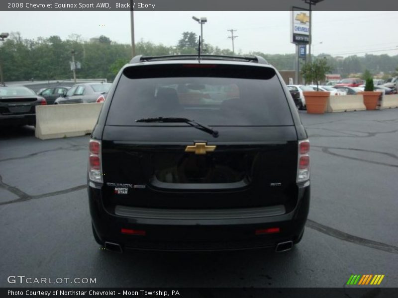 Black / Ebony 2008 Chevrolet Equinox Sport AWD