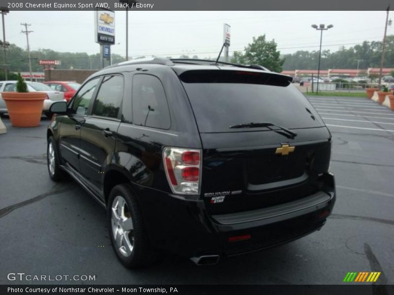 Black / Ebony 2008 Chevrolet Equinox Sport AWD
