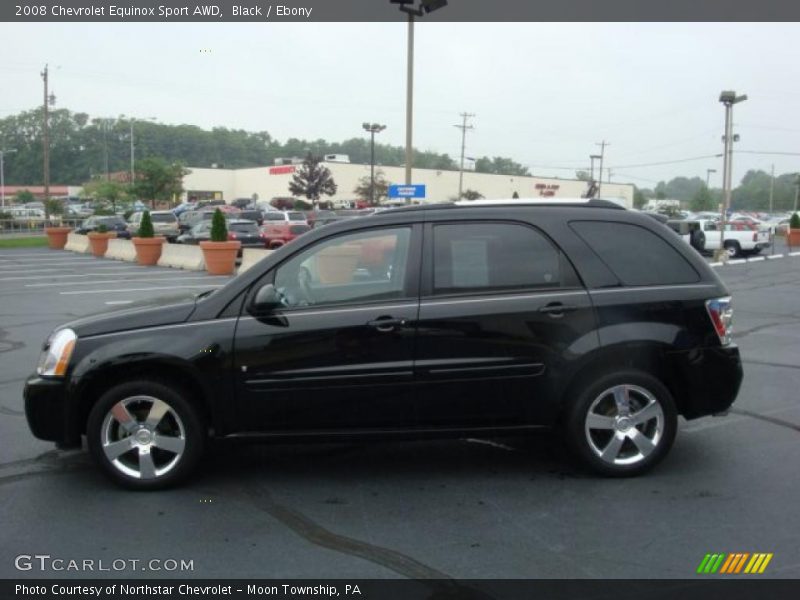 Black / Ebony 2008 Chevrolet Equinox Sport AWD