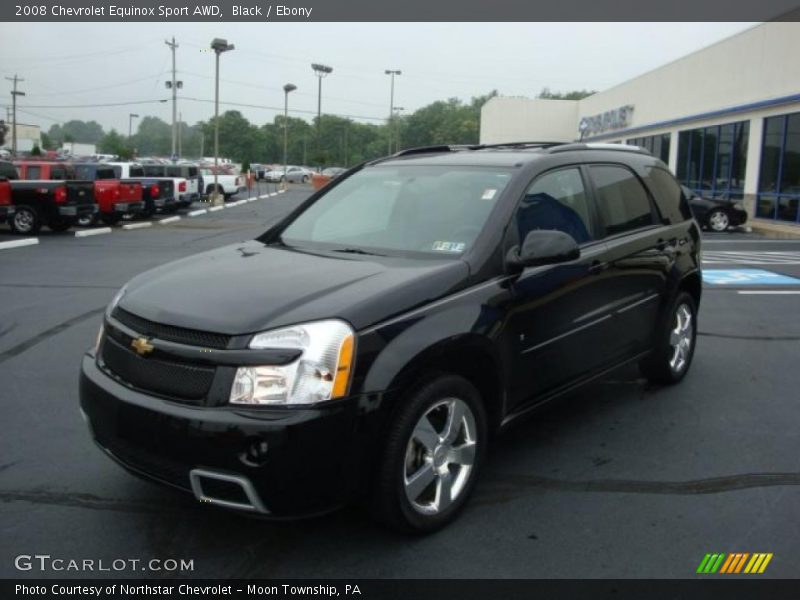 Black / Ebony 2008 Chevrolet Equinox Sport AWD