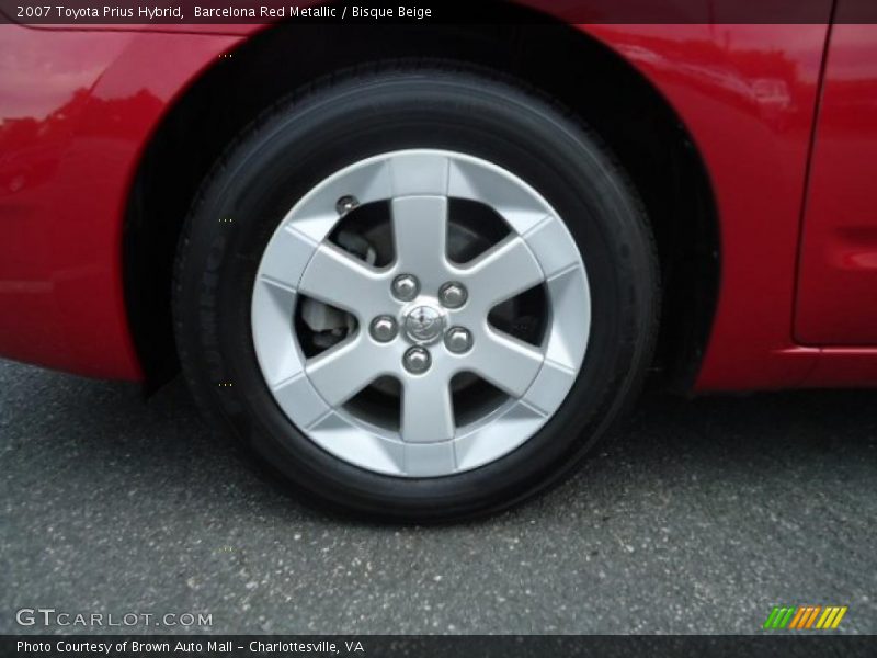 Barcelona Red Metallic / Bisque Beige 2007 Toyota Prius Hybrid