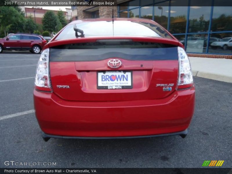 Barcelona Red Metallic / Bisque Beige 2007 Toyota Prius Hybrid