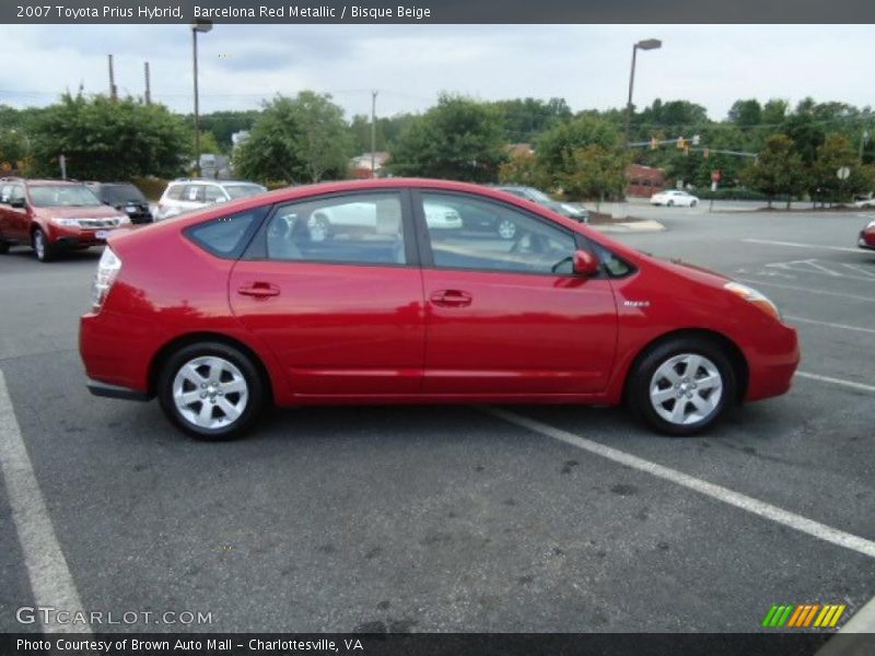 Barcelona Red Metallic / Bisque Beige 2007 Toyota Prius Hybrid