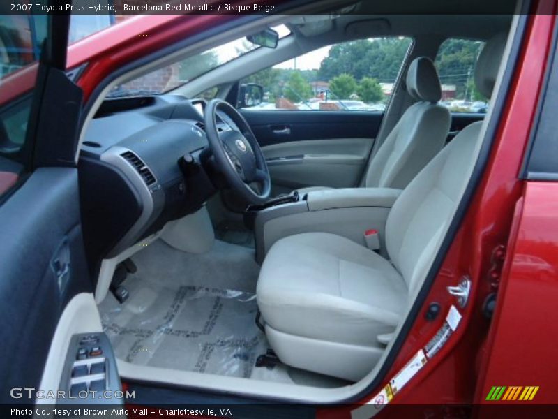 Barcelona Red Metallic / Bisque Beige 2007 Toyota Prius Hybrid