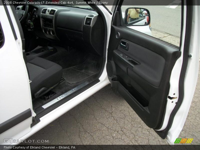 Summit White / Ebony 2008 Chevrolet Colorado LT Extended Cab 4x4