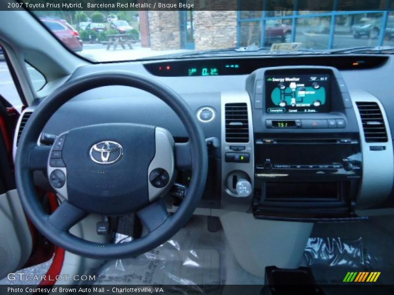 Barcelona Red Metallic / Bisque Beige 2007 Toyota Prius Hybrid