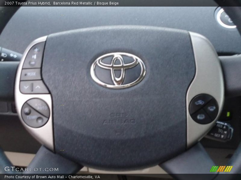 Barcelona Red Metallic / Bisque Beige 2007 Toyota Prius Hybrid