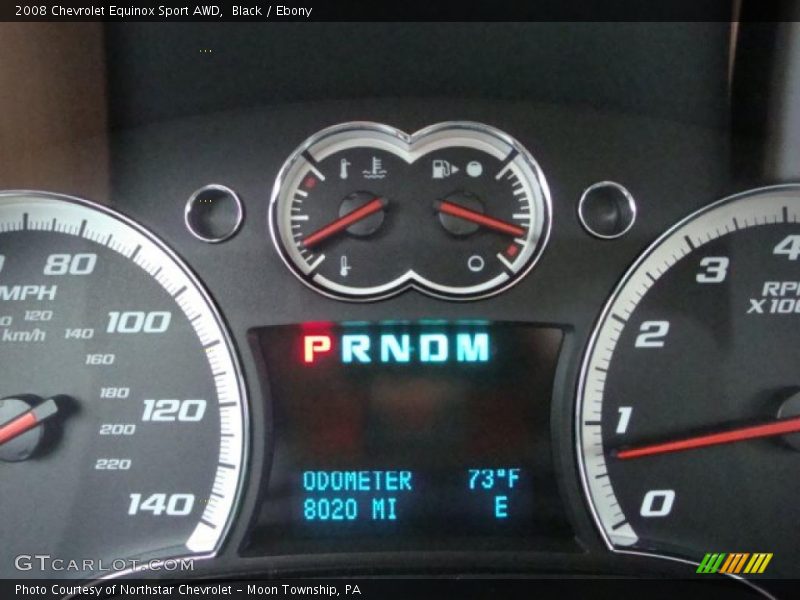 Black / Ebony 2008 Chevrolet Equinox Sport AWD